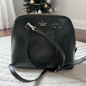 Kate spade dark green leather bag